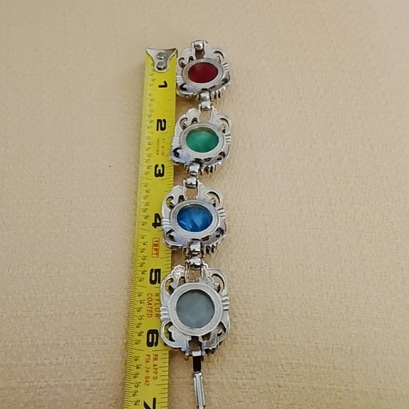 Elegant Multi-Color Stone Bracelet - Picture 13 of 16